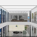 Modern Public Office Space With Open Layout Ergonomic Furniture Green Plants And Natural Light