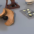 Diverse Abstract Art Installations With Sculptural Shapes And Modern Design Elements 3d model