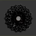 Traditional Weapon With Wooden Handle And Metal Spiked Ball Structure Design