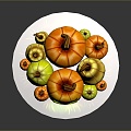 Pumpkin Pumpkin Cartoon Pumpkin Anime Pumpkin Stylized Pumpkin Fantasy Style Pumpkin Vegetable 3d model