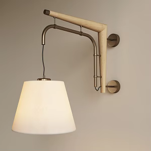 Song Style Bedside Wall Lamp Metal Wall Lamp Living Room Wall Lamp Study Wall Lamp Zen Wall Lamp Tea Room Wall Lamp 3d model