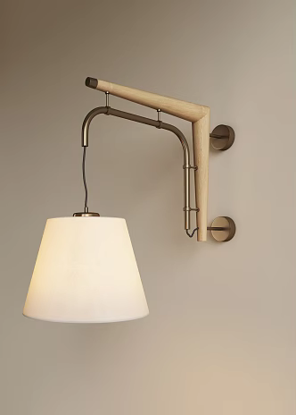 Song Style Bedside Wall Lamp Metal Wall Lamp Living Room Wall Lamp Study Wall Lamp Zen Wall Lamp Tea Room Wall Lamp 3d model
