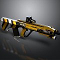 rifle semi-automatic rifle combat rifle battle rifle carbine war rifle attack rifle 3d model