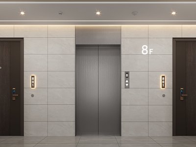 Elevator hall model