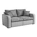 Double sofa 3d model