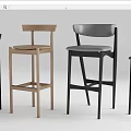 Modern Bar Stools With Various Styles And Materials For Home Kitchen Bar Areas
