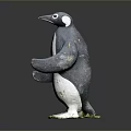 Black and White Penguin Decorative Statue for Home Garden Decoration