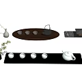New Chinese Tea Set Teapot Tea Set 3d model