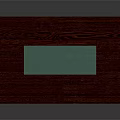 Elegant Mahogany Wood Furniture Table Featuring Green Rectangular Panel Design And Solid Structure
