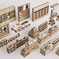 Bookcases With Various Designs And Structures In Multiple Display Models
