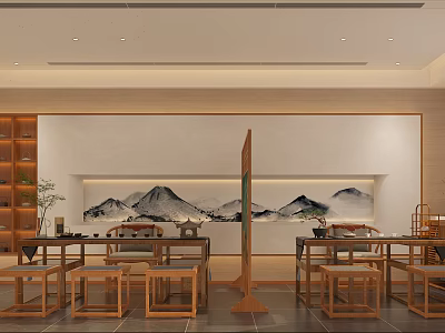New Chinese Teahouse 3d model