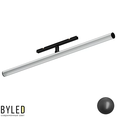 Modern Downlights And Spotlights With Sleek Silver Body And Black Mounting Bracket 3d model