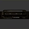 Vintage Electronic Radio With Classic Handle And Control Panel Retro Design Speaker Grill Appliance