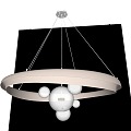 Chandelier Ring Chandelier Art Chandelier Double Layer Chandelier Decorative Chandelier Modern Chandelier 3d model