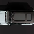 Looking up at U8 car BYD looking up 3d model