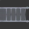 Blue Mobile Metal Ladder With Steps And Wheels For Industrial Use