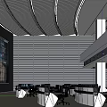 Modern Monitoring Center 3d model