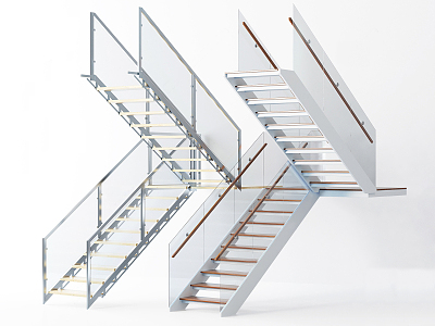 Modern Stairs 3d model