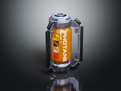 Modern Sci-Fi Equipment Sci-Fi Portable Fuel Tank Sci-Fi Item 3d model