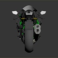 Modern motorcycle two-wheeled motorcycle off-road motorcycle road racing motorcycle 3d model