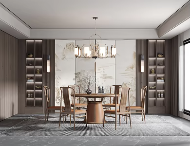 New Chinese Restaurant 3d model