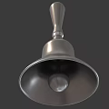 Silver Metal Pendant Light With Sleek Modern Bell Shaped Design For Interior Spaces