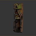 Ruins Relics Maya Ruins Maya Totem Totem Tribal Totem Ancient Ruins Ancient Cultural Relics 3d model