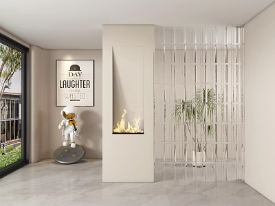 Entrance aisle partition 3d model