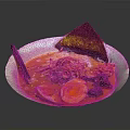 Delicious Ramen Bowl With Rich Broth Soft Boiled Egg Nori Sheet And Green Onions