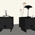 Bedside table 3d model