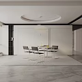 Modern table combination 3d model