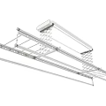Ceiling Mounted Electric Clothes Drying Rack With Metal Rods And Retractable Design 3d model