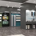 PHILIPS Central Air Conditioner Showroom With Product Displays And Reception Desk