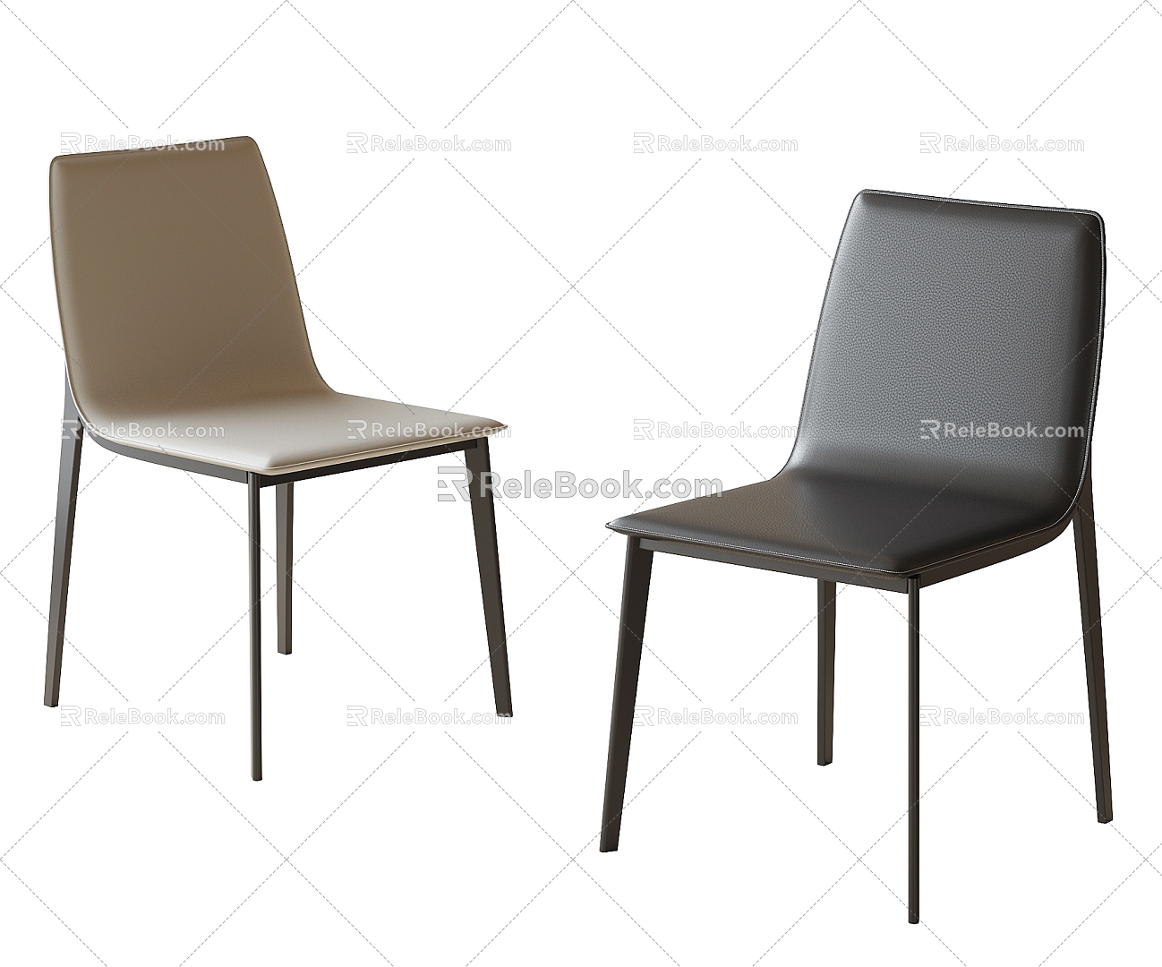 Dining Chair Single Chair 3d model