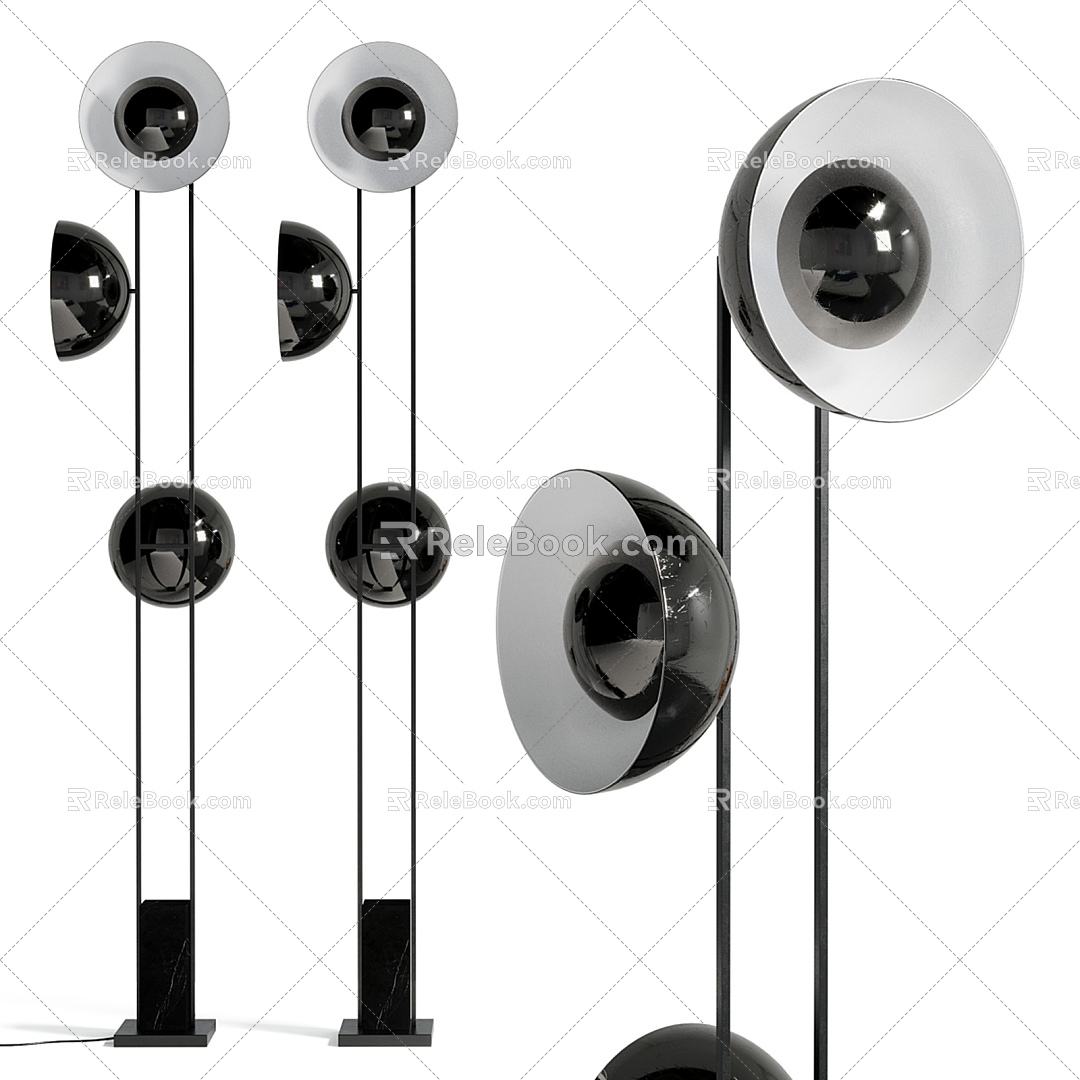 Modern floor lamp 3d model