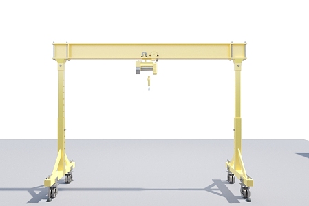 Gantry crane 3d model