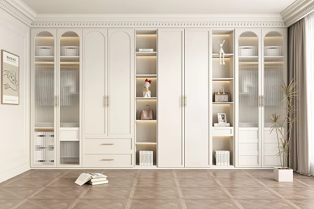 French wardrobe 3d model
