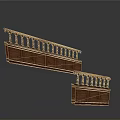 Elegant Traditional Wooden Balustrade Design For Architectural Decoration With Carved Patterns
