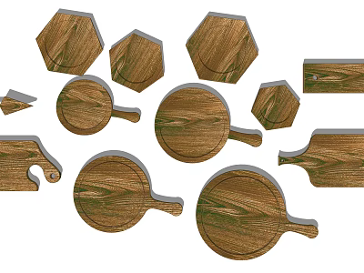 Modern Chopping Board Kitchen Chopping Board 3d model