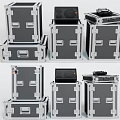 Durable Heavy Duty Equipment Cases with Metal Frames Latches and Handles for Secure Transportation
