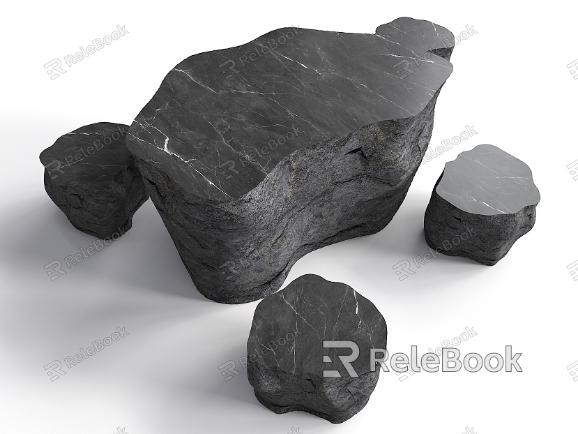 Outdoor Stone Coffee Table Stone Coffee Table Sitting Stool Combination Black Stone Coffee Table Outdoor Coffee Table Park Landscape Coffee Table Sparkies model