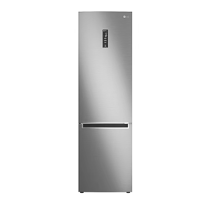 Elegant Modern Stainless Steel Double Door Refrigerator Home Kitchen Appliance 3d model