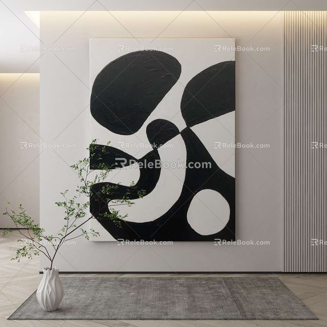 Quiet decorative painting 3d model