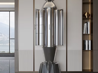 Modern Wine Cabinet Rocket Wine Cabinet Finished Wine Cabinet Art Wine Cabinet 3d model
