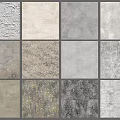 Various Wall Panels with Different Textures and Multiple Colors Sample Collection 3d model