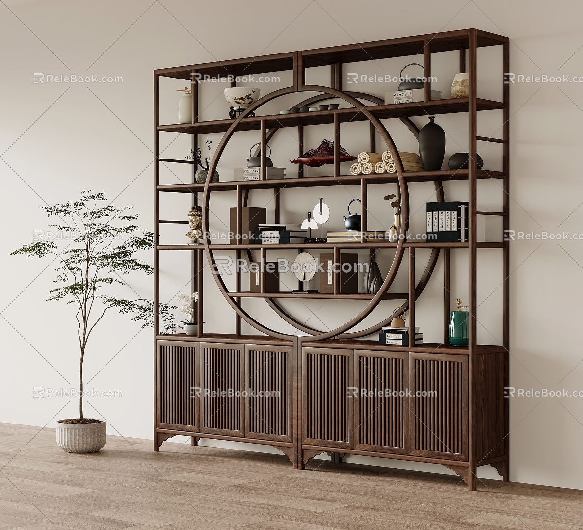 New Chinese Antique Rack 3d model