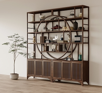 New Chinese Antique Rack 3d model