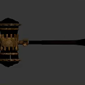 Heavy Duty Decorative Hammer with Blue Gold Accents and Black Handle