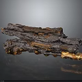 Natural Wood Stone Chunks Stacked With Rustic Texture And Warm Earthy Hues