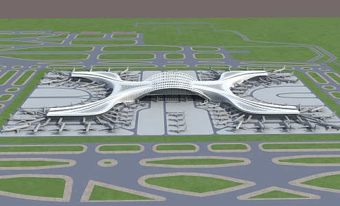 Airport Boarding 3d model